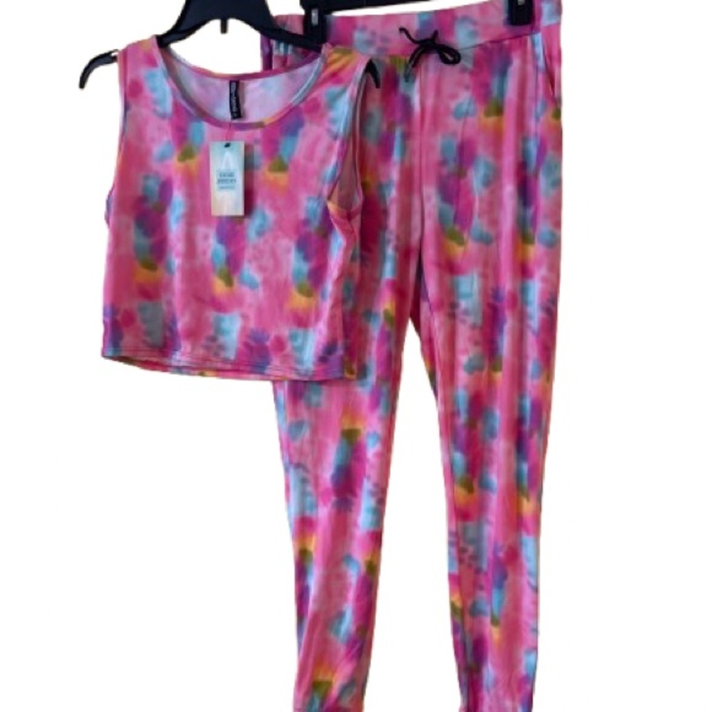 Jordan Colorful Tie-Dye Pajama Set